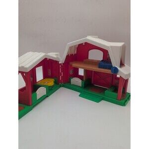 Vintage 1999 Fisher Price Little People Barn Farm House Only
